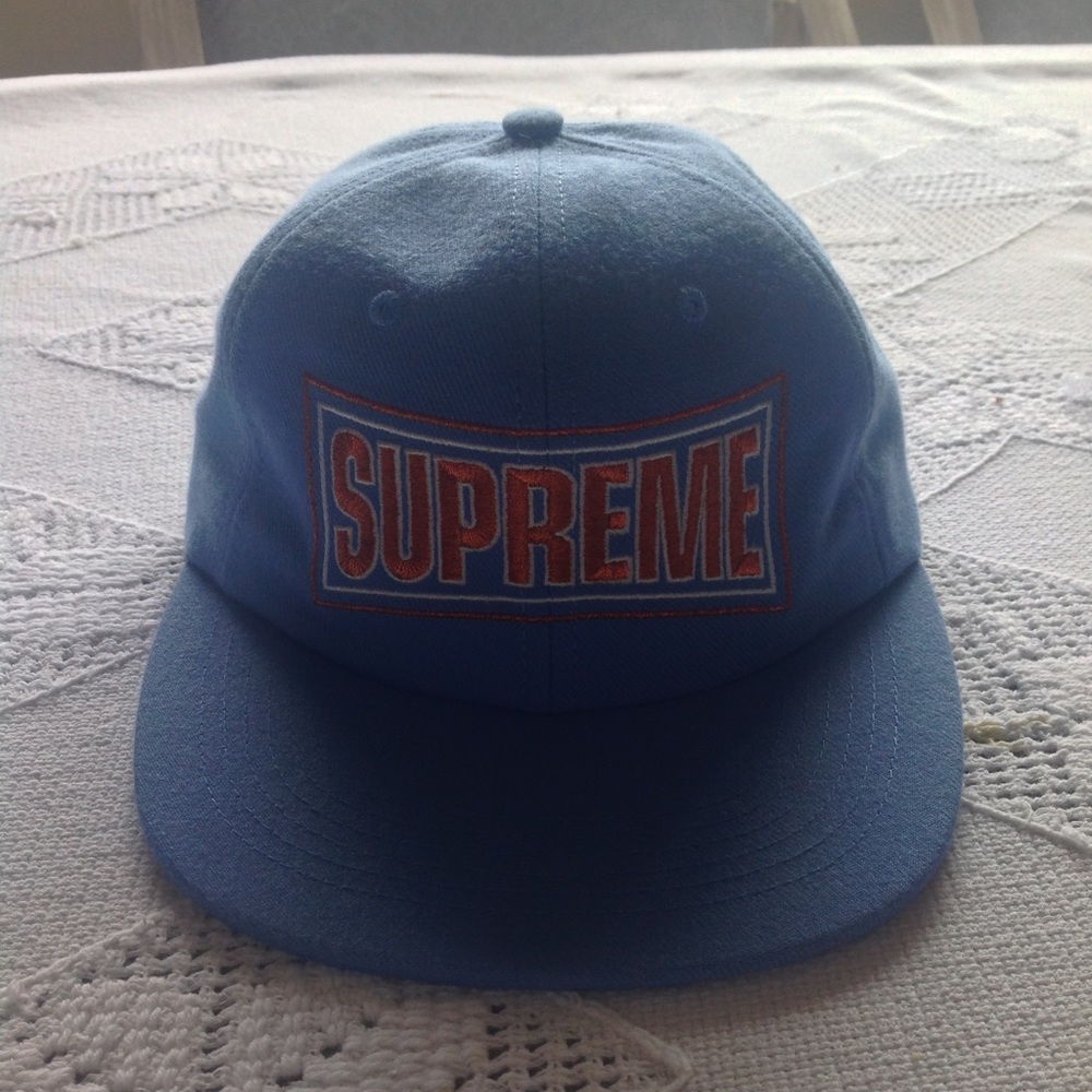 New Supreme metallic arc 6-panel hat